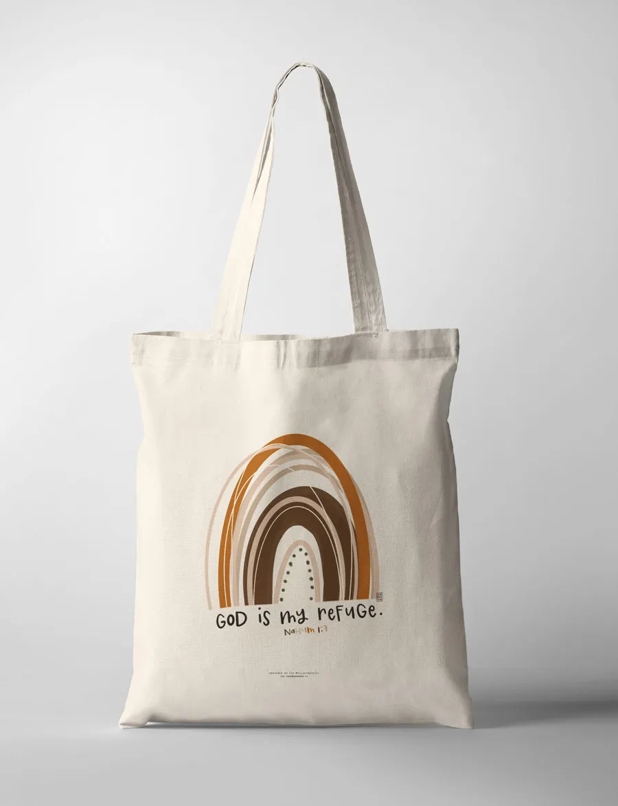 God Is My Refuge {Tote Bag}