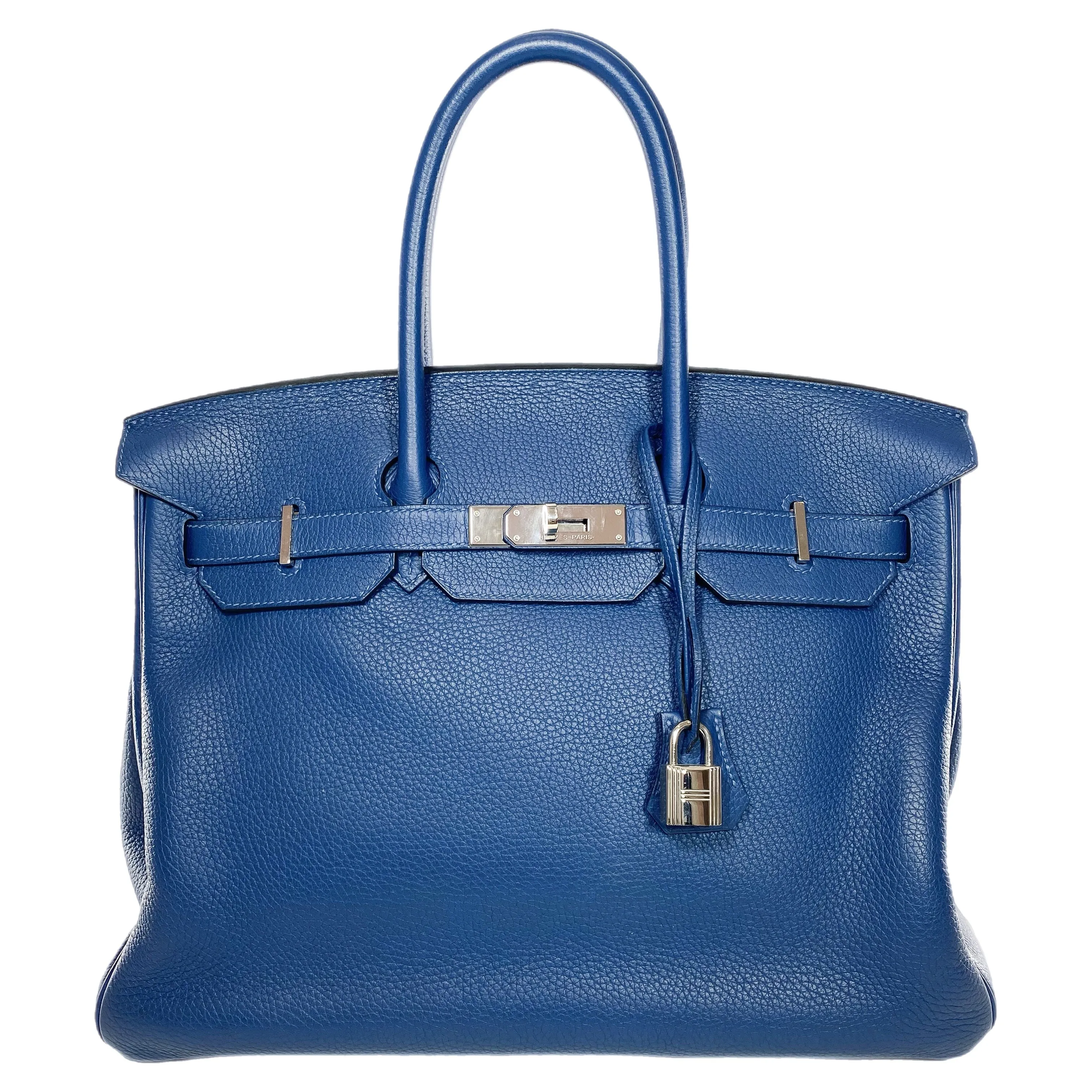 Hermes Birkin 35 Deep Blue Togo Palladium Hardware