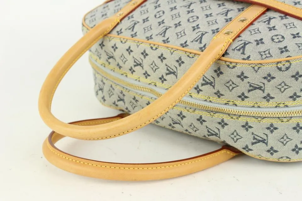 Louis Vuitton Navy Monogram Mini Lin Marie Boston 1013lv13