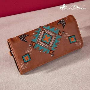 Montana West Embroidered Collection Wallet (2 Colors)