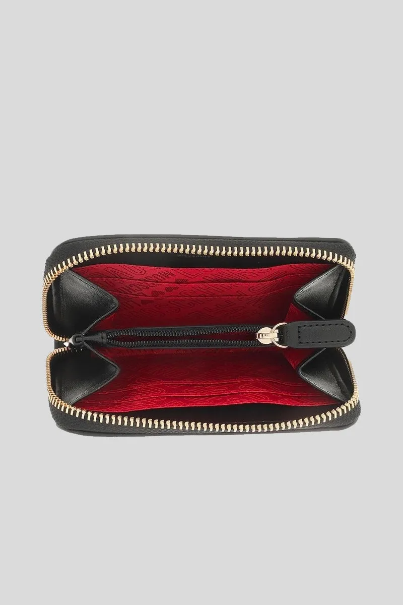Portafogli Pu Embossed - Nero