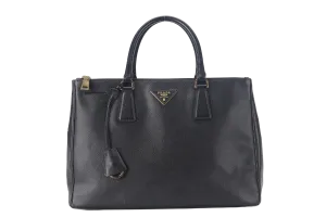 PRADA SAFFIANO LUX BLACK LEATHER (BN1844) GOLD HARDWARE WITH CARD AND DUST COVER